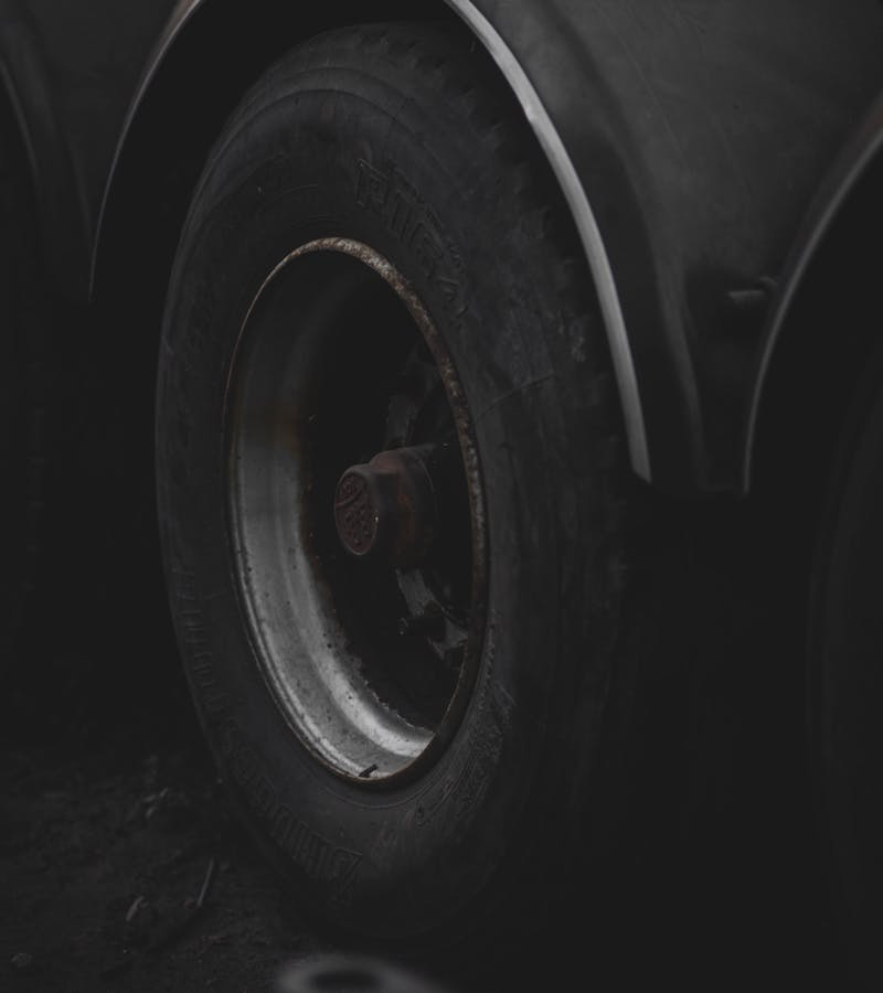 Tyre wheel detail